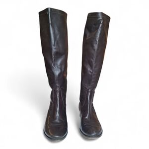 Cole Haan Nappa Leather Pull Up Over the knee Brown Boots Size 8B